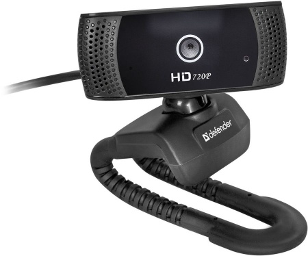 Веб-камера Defender G-lens 2597 (1280 x 720 (HD 720p), CMOS 1/4 - 2.0 Мп, USB 2.0) Black, 63197