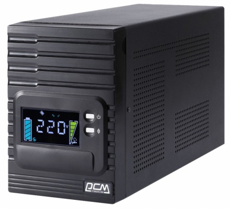 Источник бесперебойного питания Powercom Smart King Pro+ SPT-1000-II LCD, 800Вт, 1000ВА, черный
