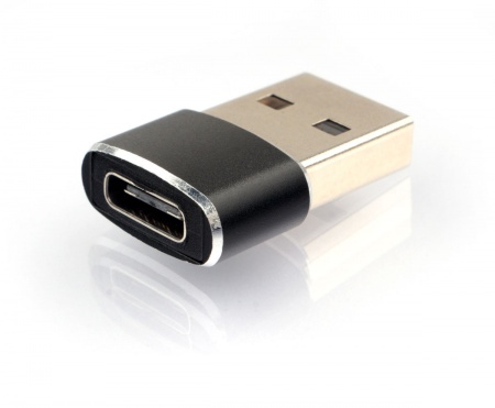 Переходник USB Cablexpert A-USB2-AMCF-02, USBA(M)/Type-C(F),2.0 пакет