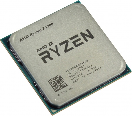 Процессор AMD Ryzen X4 R3-1200 AM4 (4х3.1GHz, 8Mb L3, TDP 65 Вт) YD1200BBM4KA, OEM