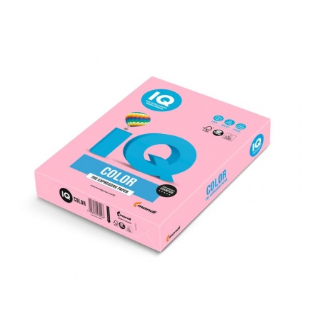 Бумага А4 80 гр/м2, IQ Color 500 листов (OPI74) Flamingo