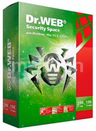 Антивирус Dr.Web Security Space (лиц. на 2 ПК/1 год) (BHW-B-12M-2-A2_RUSSIA)