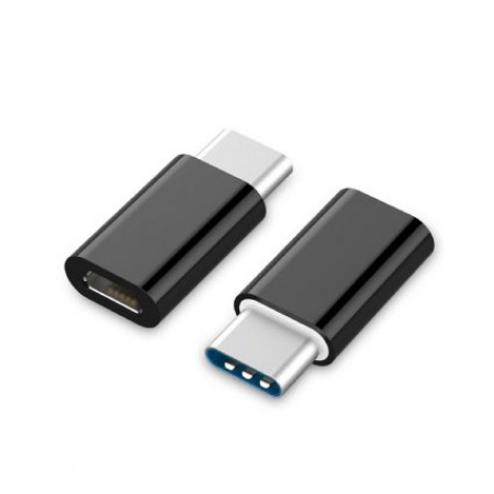 Переходник USB Cablexpert A-USB2-CMmF-01, USB Type-C/USB MicroB (F), пакет