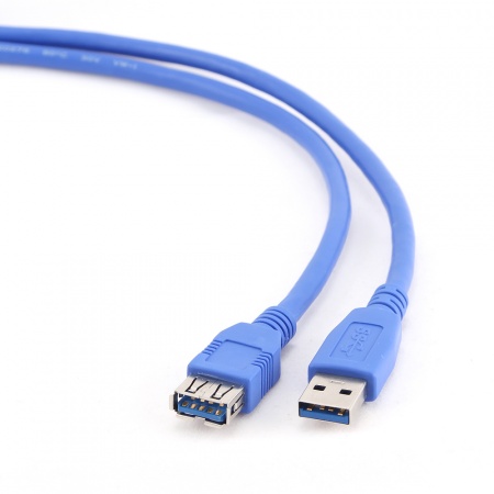 Кабель-удлинитель USB 3.0 Pro 1,8м Cablexpert USB 3.0 Pro, Am/Af, экран(CCP-USB3-AMAF-6) синий