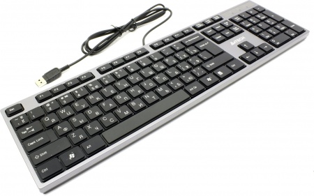 Клавиатура проводная A4Tech KD-300 <USB, Gray&Black>