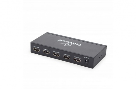 Разветвитель Cablexpert DSP-4PH4-02, HDMI 1in -> 4out (1 компьютер ->4 монитора), HD19F/4x19F