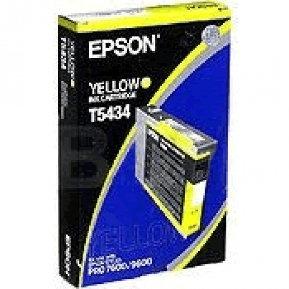 Картридж (C13T543400) Epson Stylus Pro 4400/7600/9600 Yellow, оригинал