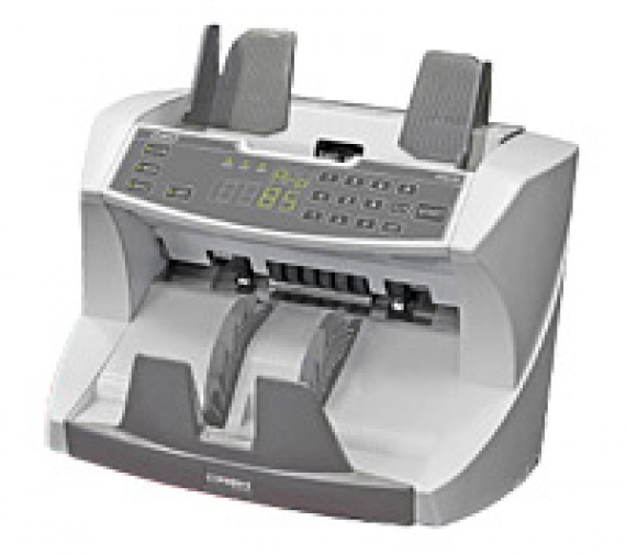 Счетчик банкнот PRO-85 (1500 банк/мин., детектор валют, Руб./USD/EURO, вместимость 500 банкнот)