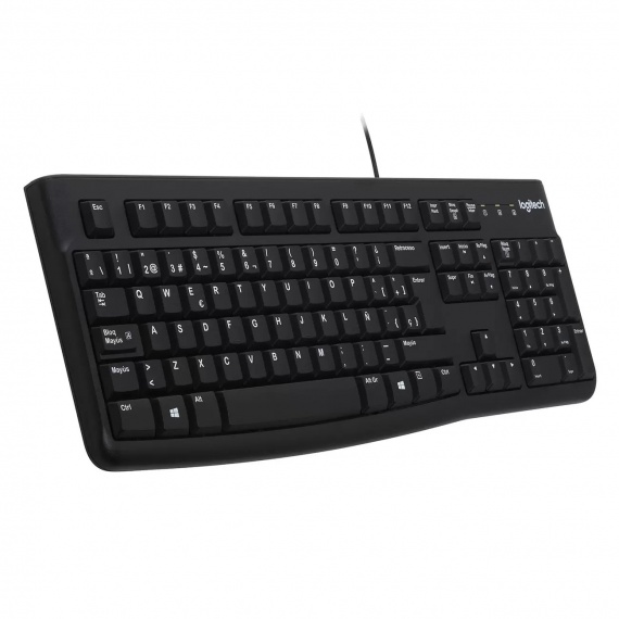 Клавиатура проводная Logitech K120 /920-002522/ <USB, 1.5 м, Black> OEM
