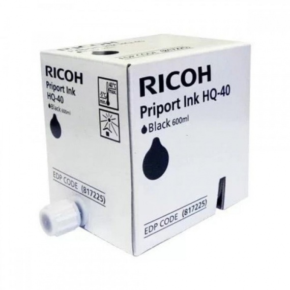 Краска Ricoh Priport JP-40 (HQ-40) для JP 4500/4542/4545 черная, оригинал, 600мл.