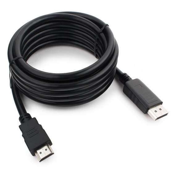 Кабель DisplayPort-HDMI Gembird/Cablexpert 3 м, 20M/19M черный, экран (CC-DP-HDMI-3M)