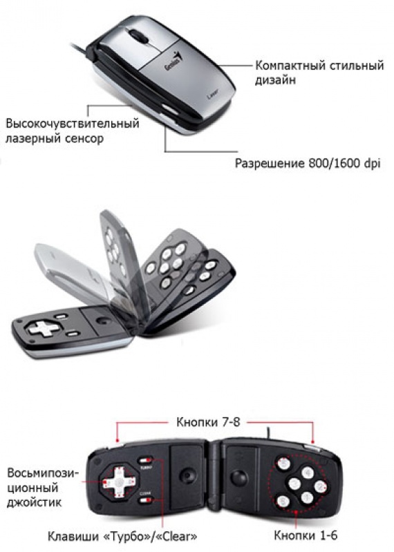Мышь проводная Genius Navigator 365 USB, 1600 dpi, 1,8 м, Black+Silver
