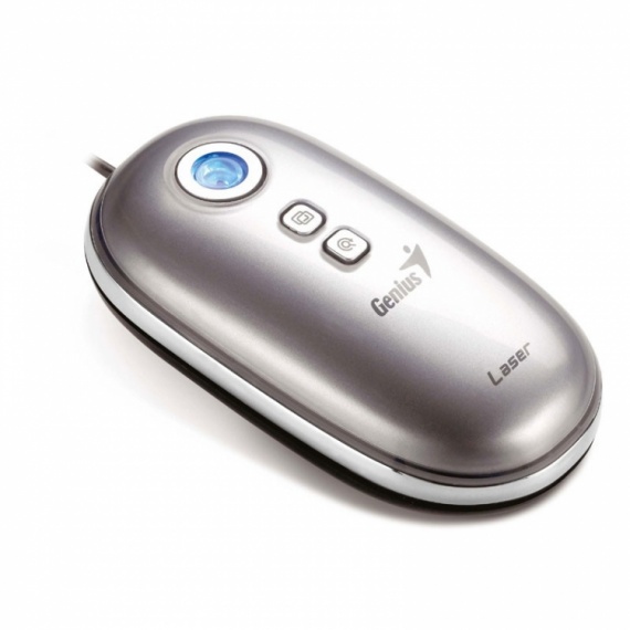 Мышь проводная Genius Traveler 525 USB, 1600 dpi, 1,8 м, Silver