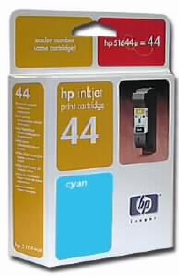 Картридж HP 51644С, DesignJet 750/350с Color, оригинал (№44)