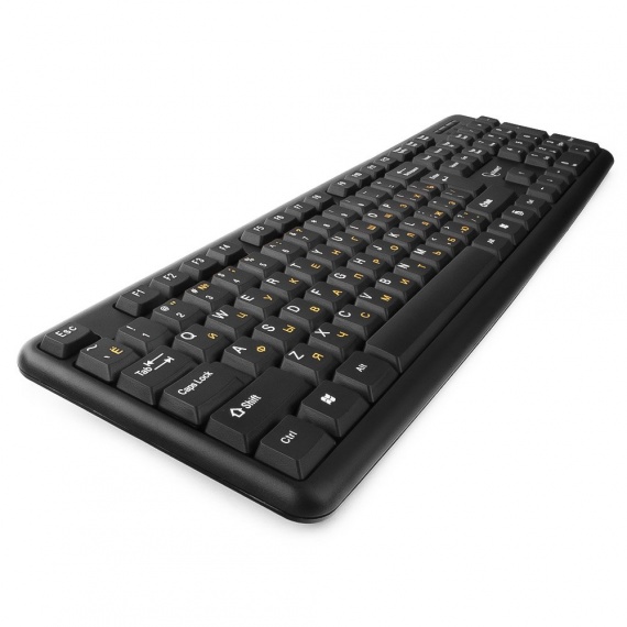 Клавиатура проводная Gembird KB-8320U-BL (USB, black)