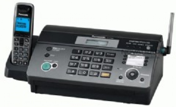 Факс Panasonic KX-FС 968 RU-Т (термобумага, AOH, Caller ID, автообрезка, спикерфон, автоответчик, DECT трубка)
