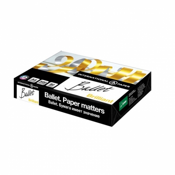 Бумага А4 BALETT Brilliant (500листов 80 гр/кв.м. 112%)