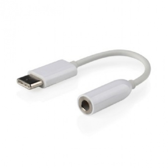 Переходник USB Cablexpert CCA-UC3.5F-01-W, USB Type-C/Jack3.5F, пакет
