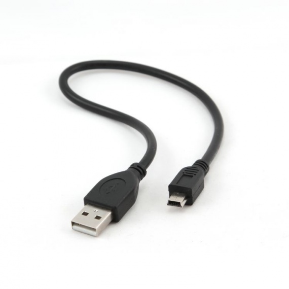 Кабель Gembird/Cablexpert USB 2.0, 0,3 м, AM-miniBM 5P (CCP-USB2-AM5P-1)