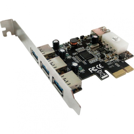 Контроллер PCI Exp x1 Speed Dragon EU306A-3-BС01 (3xUSB 3.0 Ext., 1xUSB 3.0 Int. power 4 pin) OEM