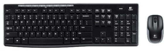 Клавиатура проводная Logitech K100 /920-003200/ <PS/2, 1.8 м, Black>