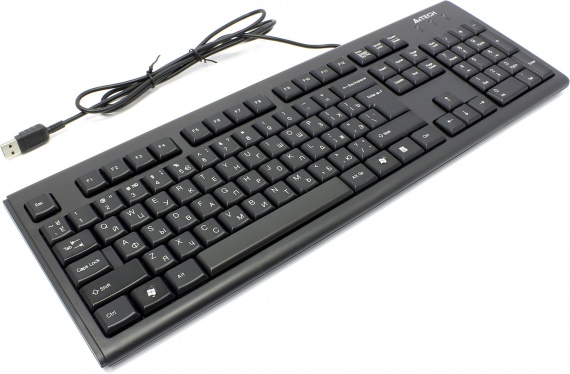 Клавиатура проводная A4Tech KR-83 <USB, Black>