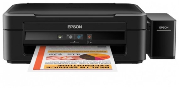 МФУ Epson L222 (A4, стр.принтер+копир+сканер, 4 цв., 27/15 стр/мин, 5760х1440dpi, USB)
