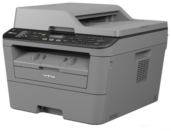 МФУ Brother MFC-L2700DNR (А4 принтер+копир+сканер+факс., 24 стр., 2400х600, ADF35) дуплекс, USB, Ethernet