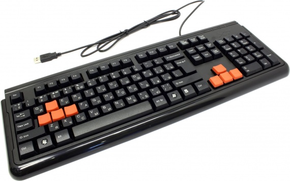 Клавиатура проводная A4Tech X7-G300 <USB, Black>