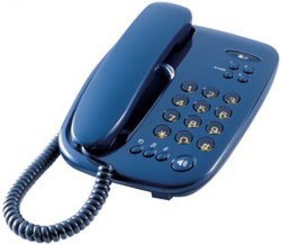 Телефон Panasonic KX-TS2350 RUT, тональный и импульсный набор, повтор последнего номера, возможность установки на стене.