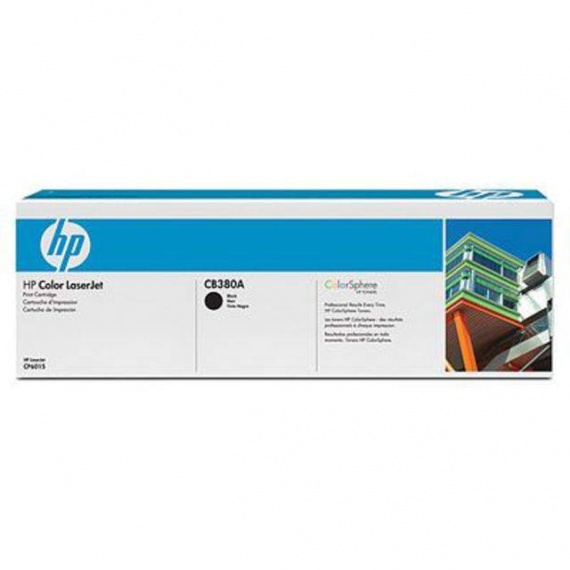 Картридж HP CB380A, CLJ CP6015/CM6030mfp/CM6040mfp, Black, оригинал, 16500 копий