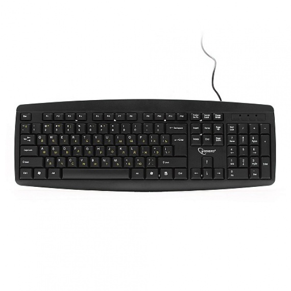Клавиатура проводная Gembird KB-8351U-BL <USB, black>