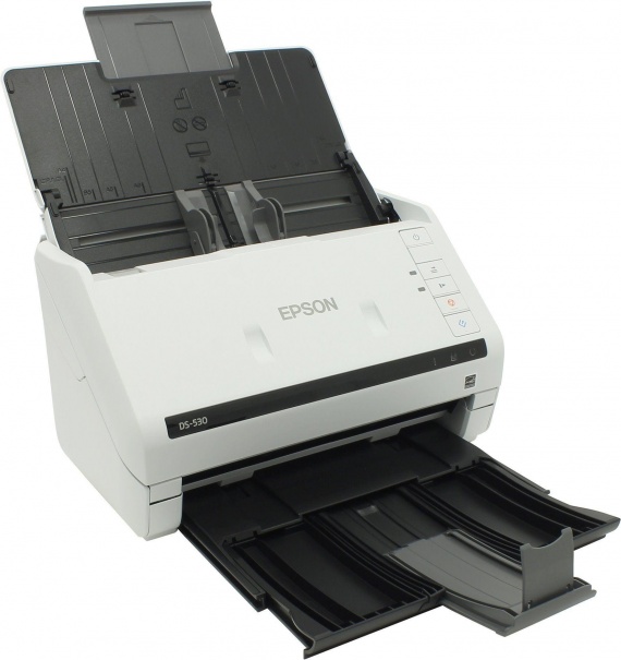 Сканер Epson WorkForce DS-530 (A4, потоковый, 600x600 dpi, USB 2.0, автоподача) B11B226401