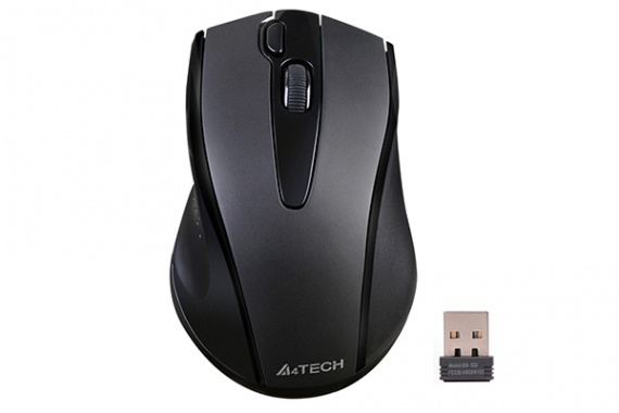 Мышь беспроводная A4Tech G9-500F USB, 2000 dpi, 15 м, Black