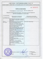 Приложение к сертификату на компьютер Ньютон 2011 г