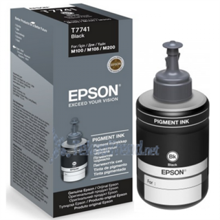 Чернила для Epson M100/105/200 (C13T77414A), black, 140 мл.