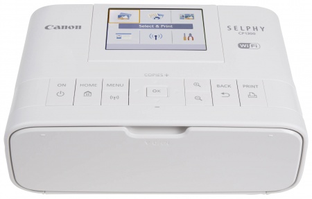 Принтер Canon Selphy CP1300 (148 x 100 мм, 1 стр./мин./47 сек., 300х300 dpi., USB, Wi-Fi) белый