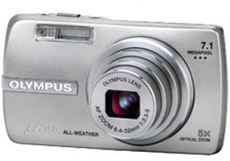 Фотоаппарат Olympus Mju-750 Silver (7.1Mp, 5(5,6)xZoom, 17Mb int, 2,5