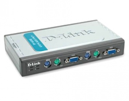Переключатель на 4 компьютера <D-Link DKVM-4K> PS/2