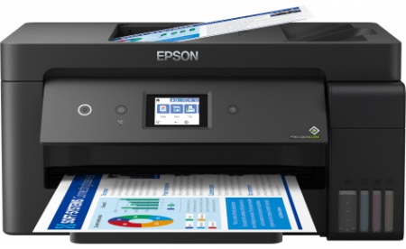 МФУ Epson L14150 (A3, стр.принтер/копир/сканер/факс, 4 цв., 17/9 стр/мин, 4800x1200dpi, USB, Wi-Fi) C11CH96404
