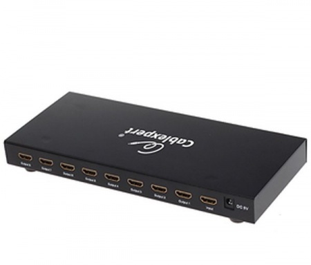 Разветвитель Cablexpert DSP-8PH4-001, HDMI 1in -> 8out (1 компьютер ->8 мониторов), HD19F/8x19F
