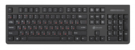 Клавиатура Оклик 505M USB, 1.5 м., черный, slim