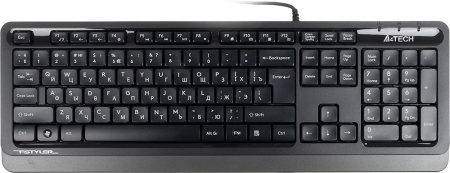 Клавиатура проводная A4Tech Fstyler FK10 (USB, черный/серый)