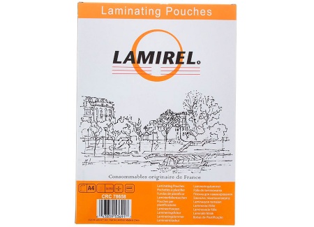 Пленка для ламинирования А4, 25л., 100мкр. Lamirel (LA-78801)