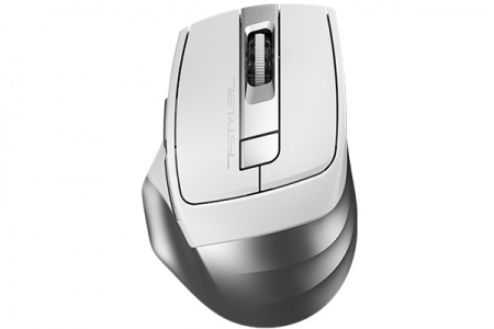 Мышь беспроводная A4Tech Fstyler FB35 USB/Bluetooth, 2000dpi, до 10м, д/ноутбуков, белый/серый (6but)