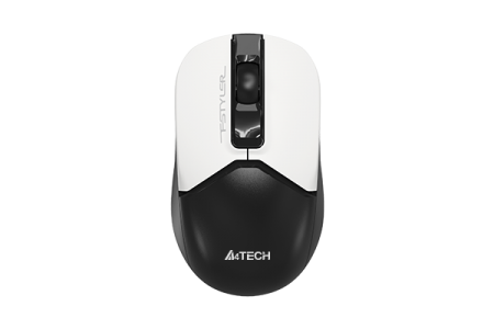 Мышь беспроводная A4Tech Fstyler FB12 USB/Bluetooth, 1200dpi, до 10 м, белый/черный (3but)