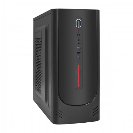 Корпус Minitower ExeGate XP-340U-XP550 Black (ATX, БП XP550 с вент. 12см, 1*USB+2*USB3.0, audio) EX292991RUS
