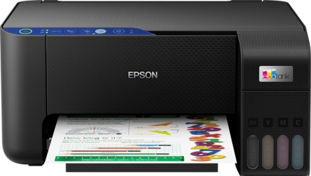 МФУ Epson L3251 (A4,стр.принтер/сканер/копир, 4 цв., 33/15стр/мин, 5760x1440dpi, СНПЧ, WiFi, USB)