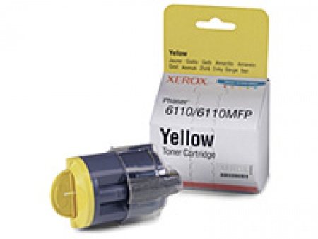 Тонер-картридж Xerox Phaser 6110 Yellow, (106R01204)