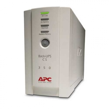 Источник бесперебойного питания APC Back-UPS BK350EI 210Вт 350ВА белый
